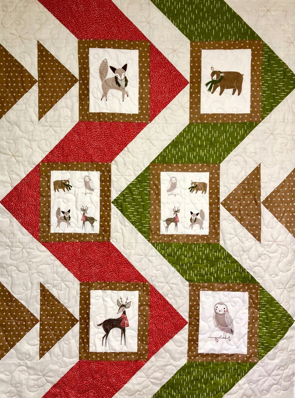 Bounce Quilt Pattern by Running Doe Quilts for Villa Rosa | Etsy
