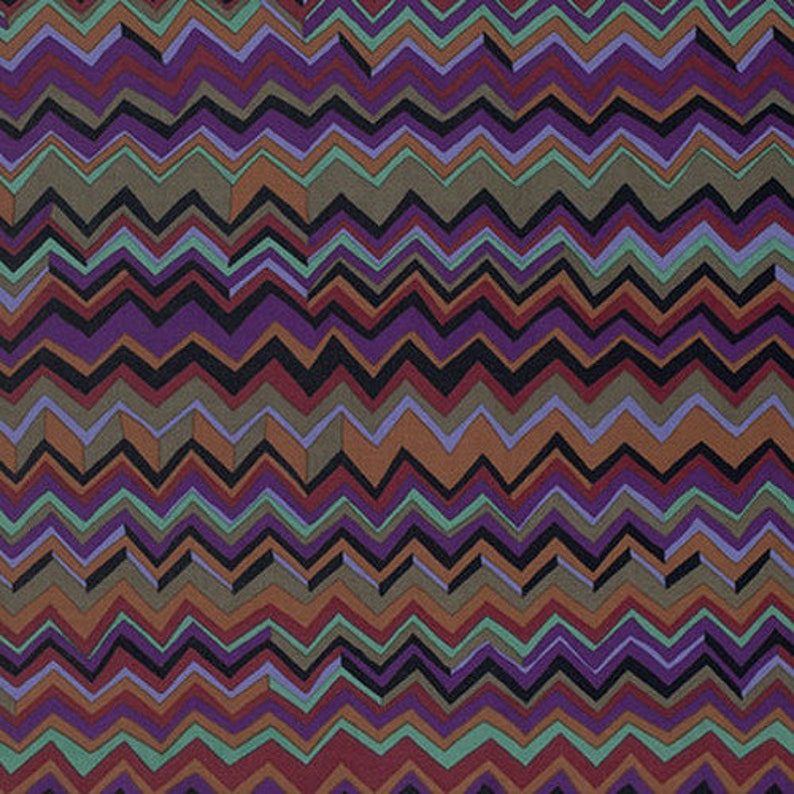 Kaffe Fassett Zig Zag Black PWBM043.BLACK Fabric Etsy