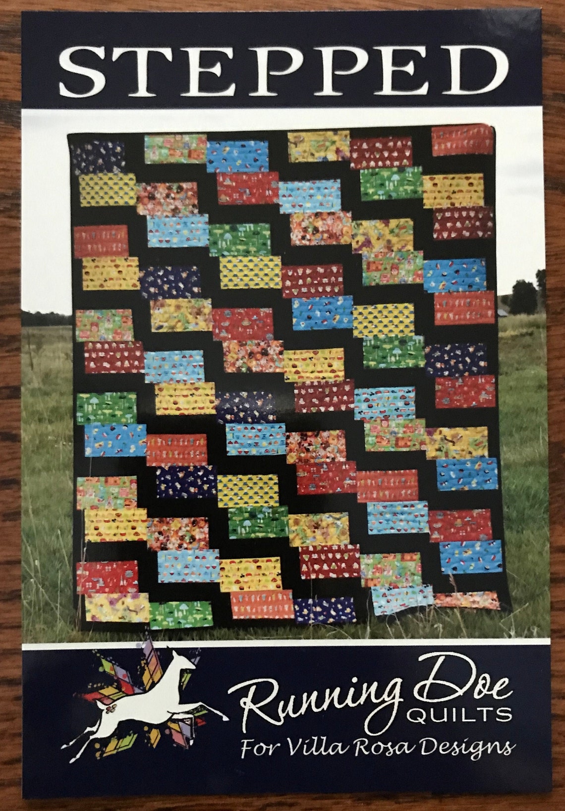 Stepped Quilt Pattern from Villa Rosa Designs Etsy