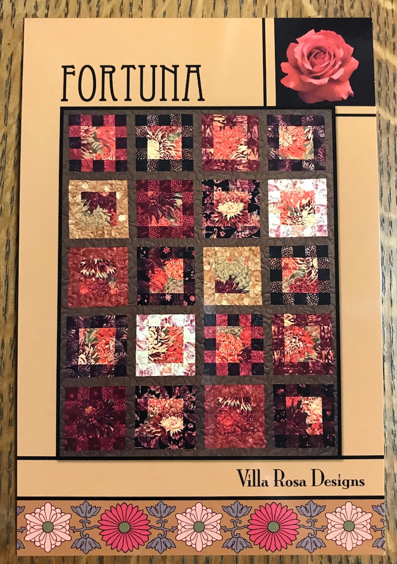 Fortuna Quilt Pattern by Villa Rosa Designs Uses 2 1/2 Etsy