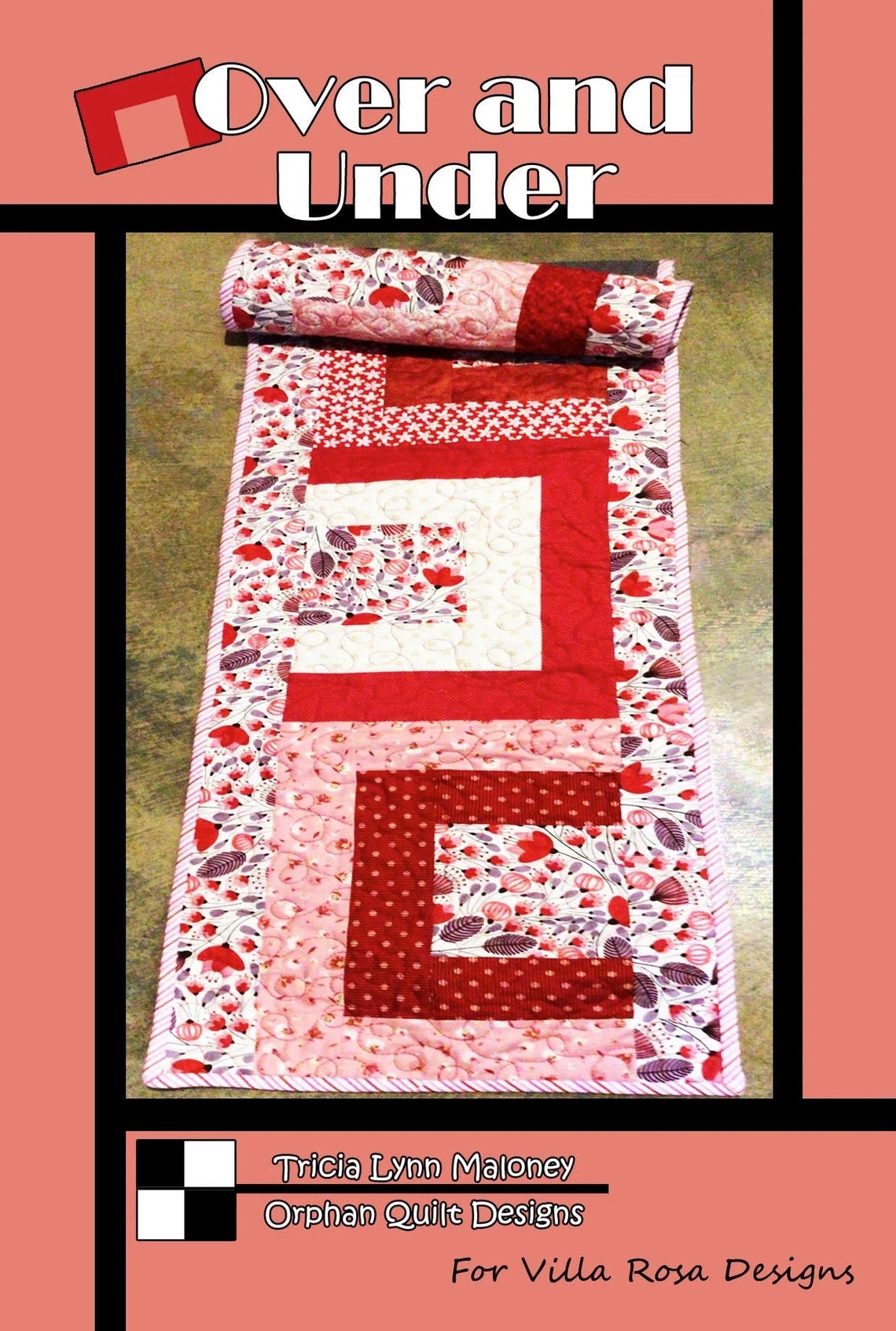 Over and Under Quilt Pattern by Tricia Lynn Maloney for Villa Etsy