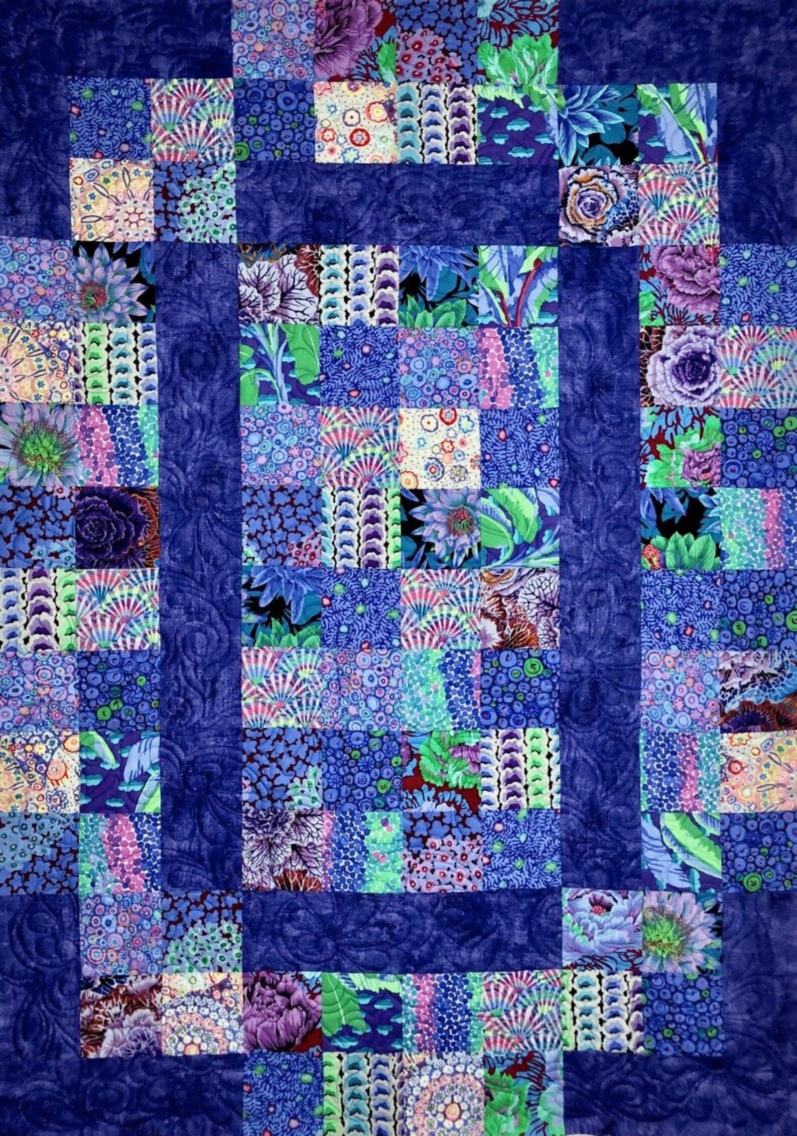 Teaberry Quilt Pattern by Villa Rosa Designs Uses Fat Sixths Etsy