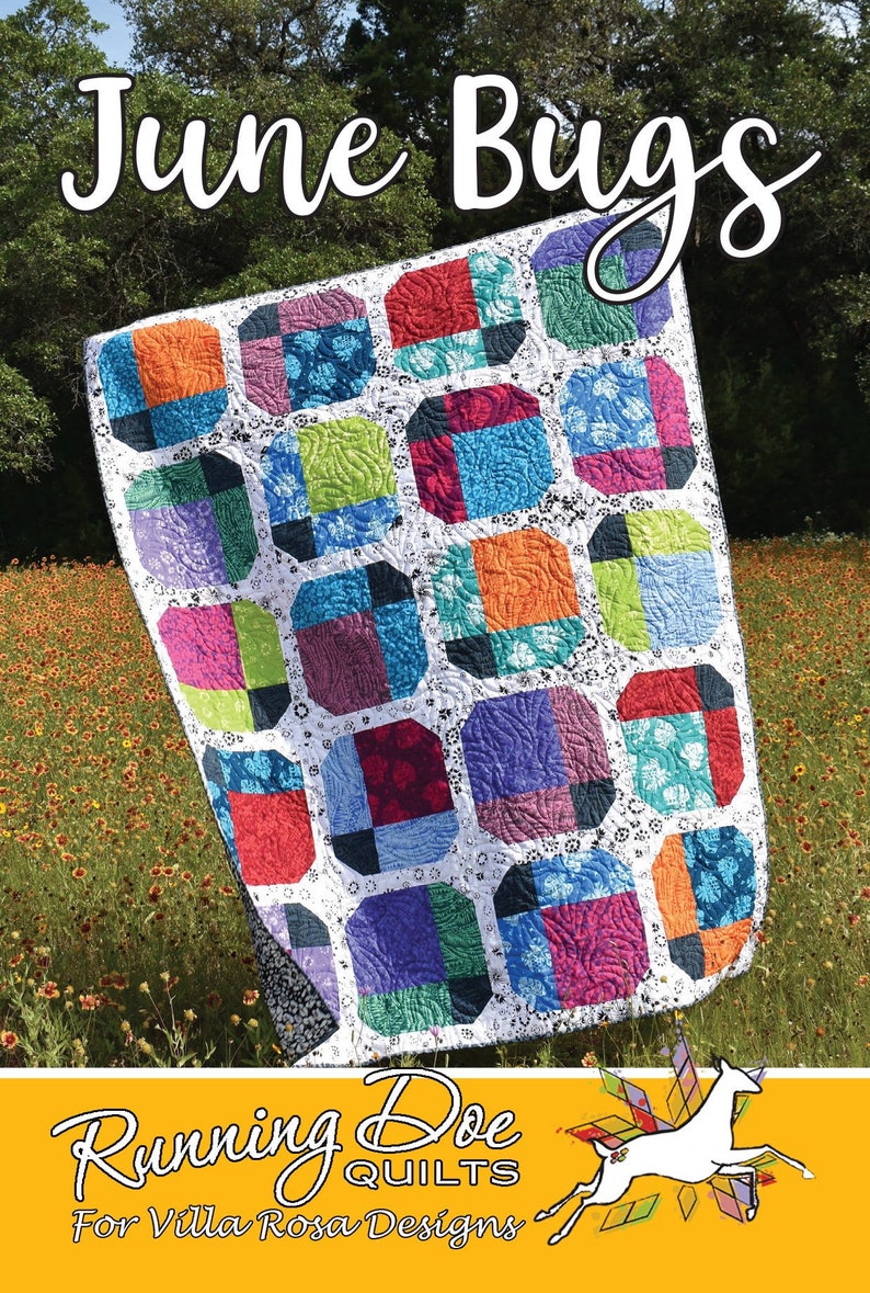 June Bugs Quilt Pattern by Running Doe for Villa Rosa Designs Etsy