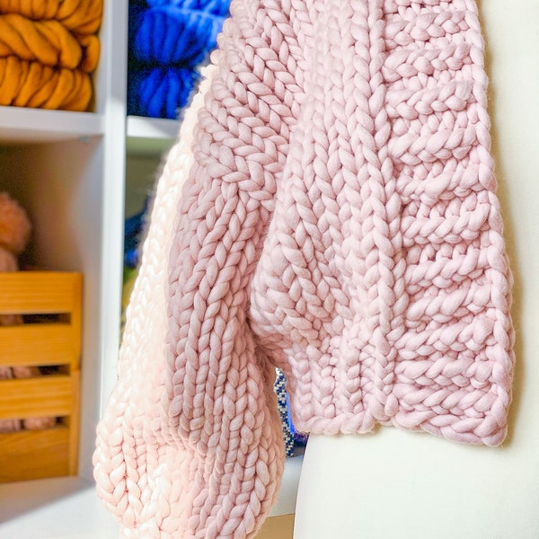 Shop Chunky Knit Cardigan - Etsy