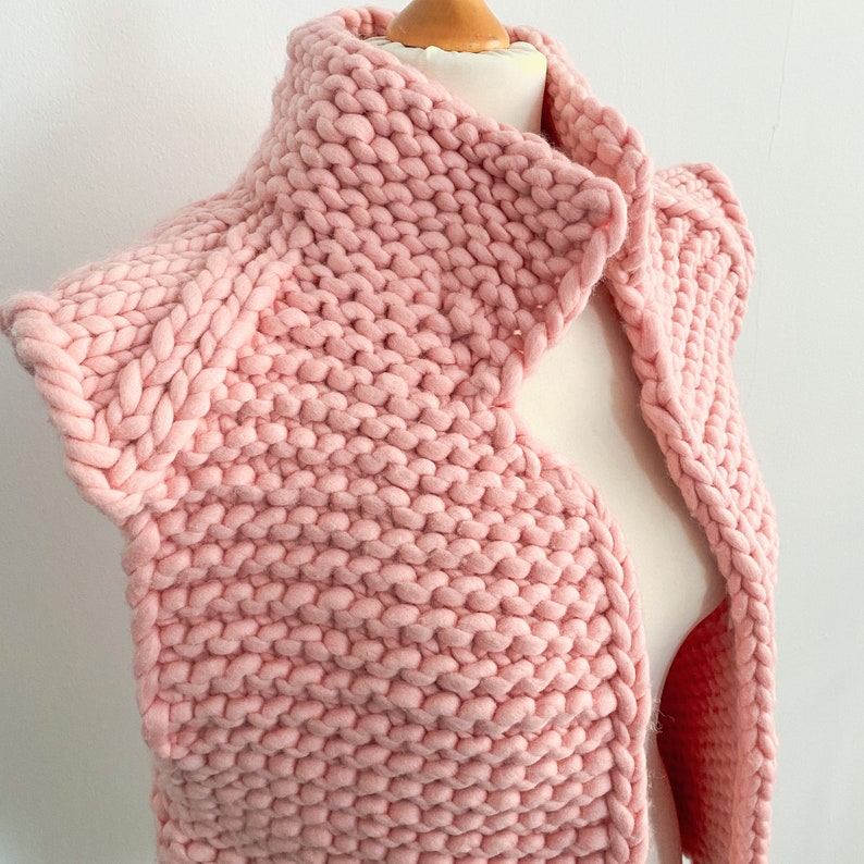 Oversized knit wool vest SALE Women waistcoat Sleeveless jacket cardigan Ready to ship image 7