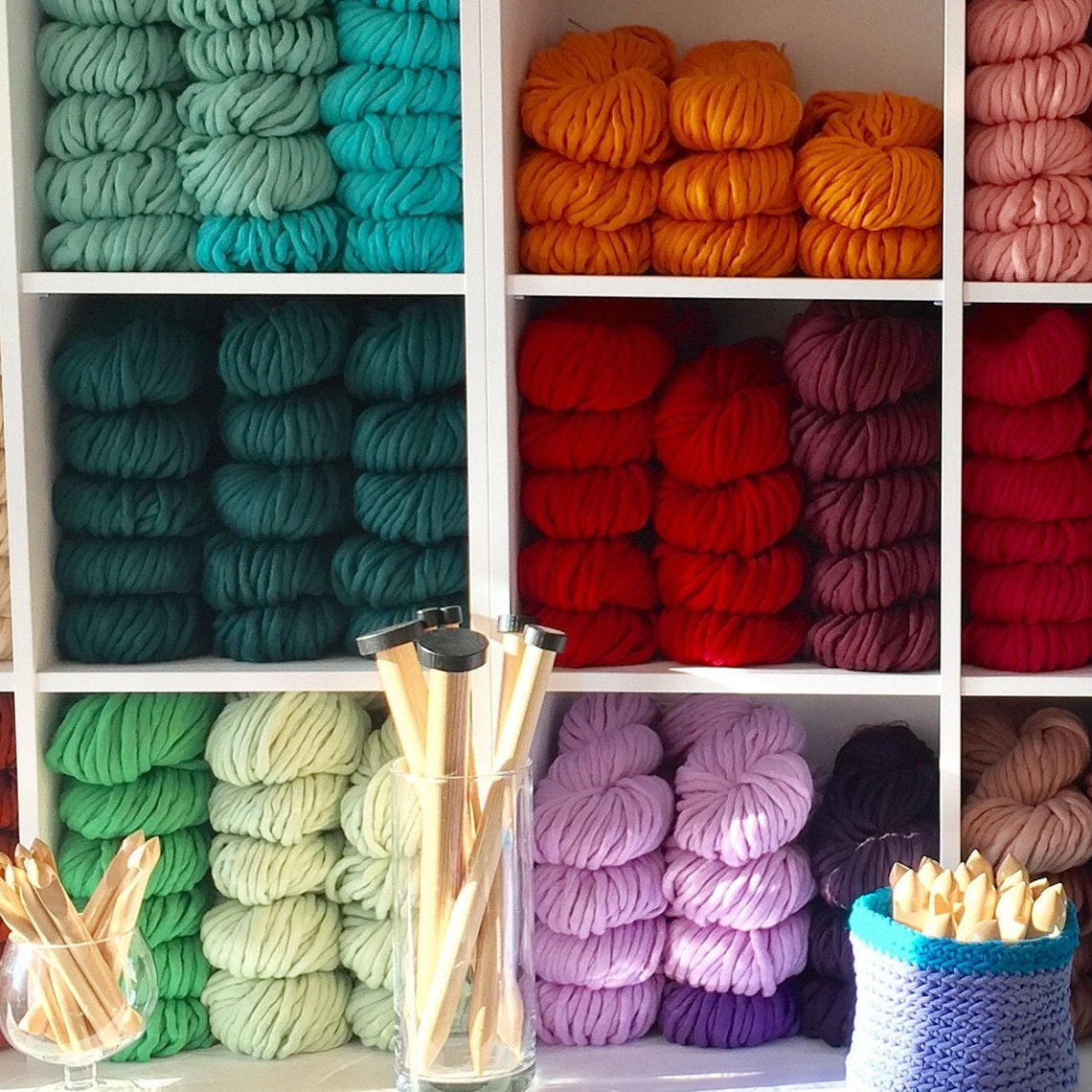 Super bulky yarn 6 Merino wool chunky yarn Extra thick Etsy