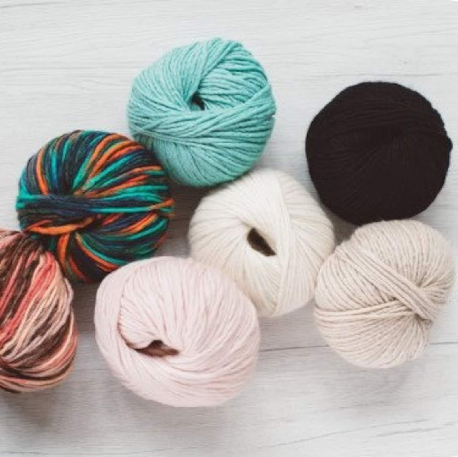 Merino Wool Yarn in Natural White. Bulky Weight Yarn Etsy