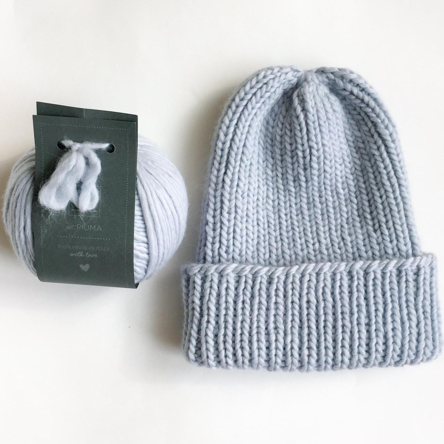 Winter Knitted Beanie Knitting Pattern - Easy Knit Hat PDF Pattern - Etsy