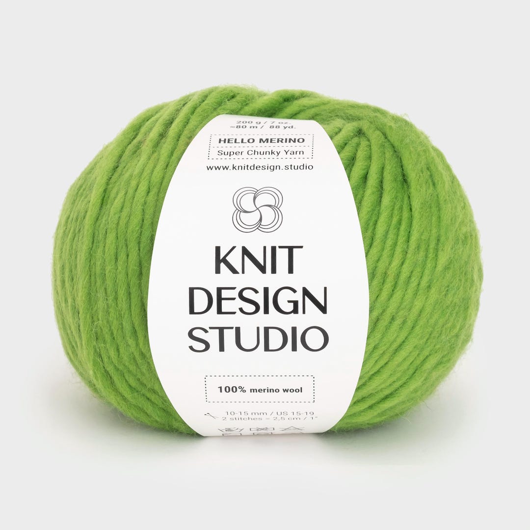 Super Bulky Wool Yarn Chunky Merino Knitting Crochet Yarn Green  Blanket Yarn