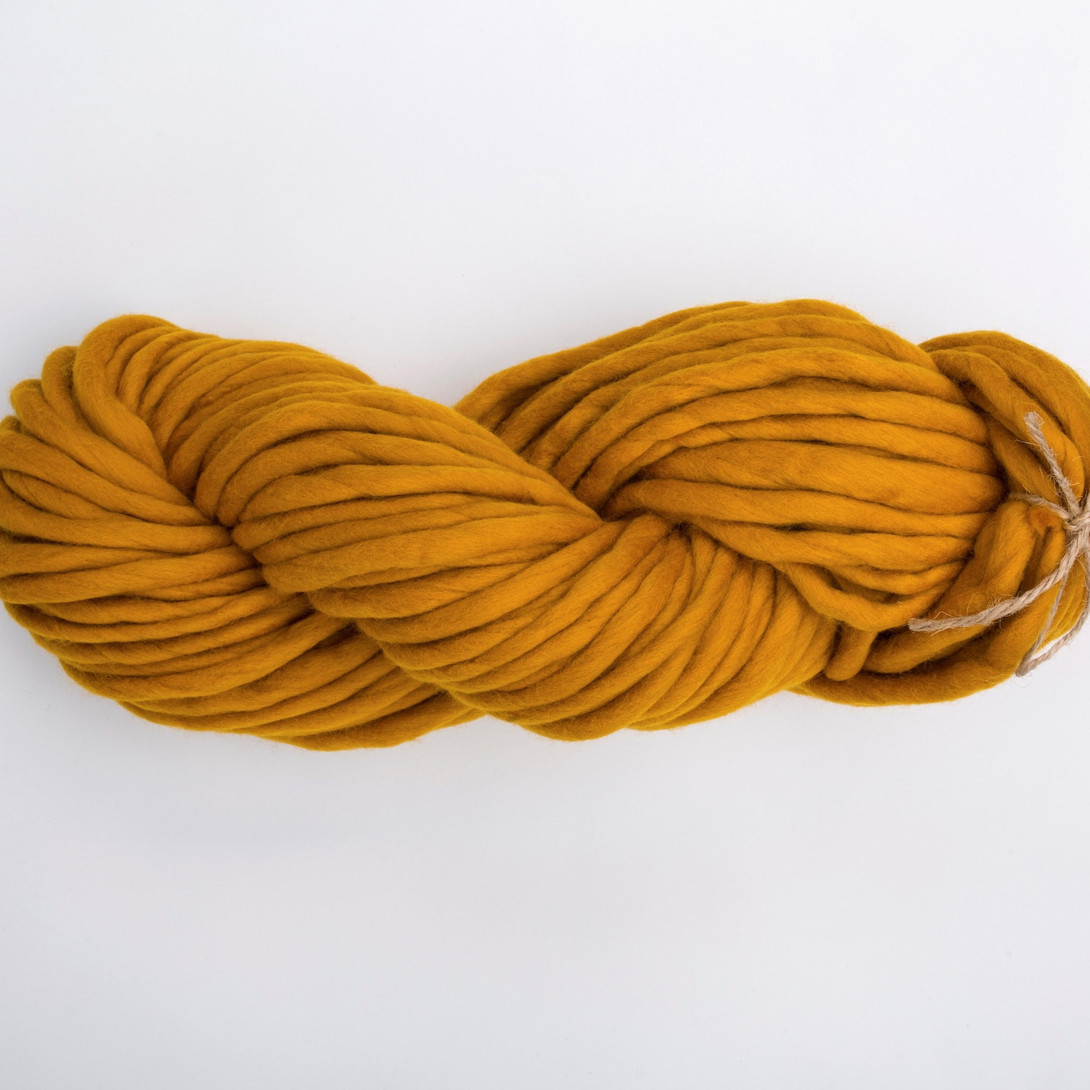 SALE Super bulky wool yarn Mustard yellow yarn Giant yarn Etsy