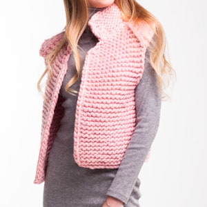 Oversized knit wool vest SALE - Women waistcoat - Sleeveless jacket cardigan - Ready to ship