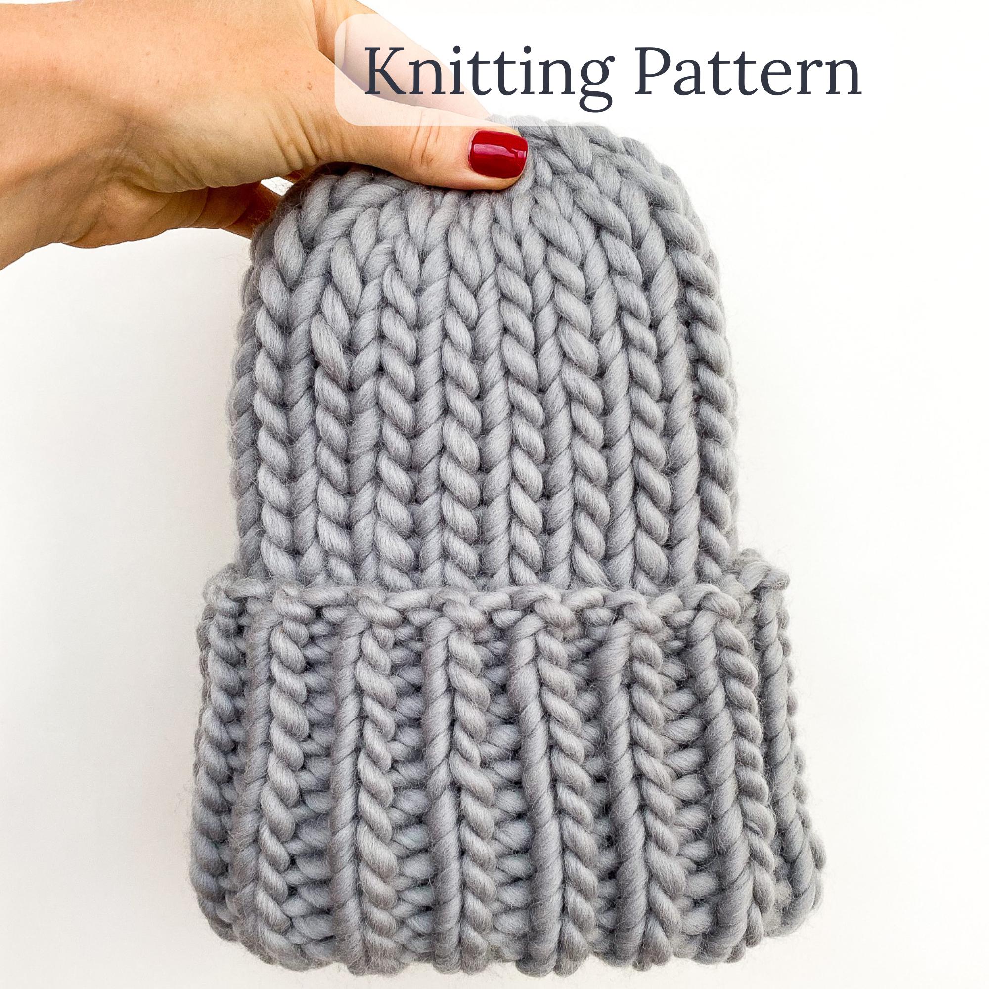 Chunky Ribbed Beanie - Etsy
