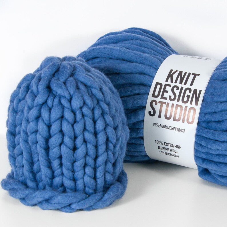Chunky Knit Kit. Helsinki Hat KNITTING KIT. Giant Knitting Etsy