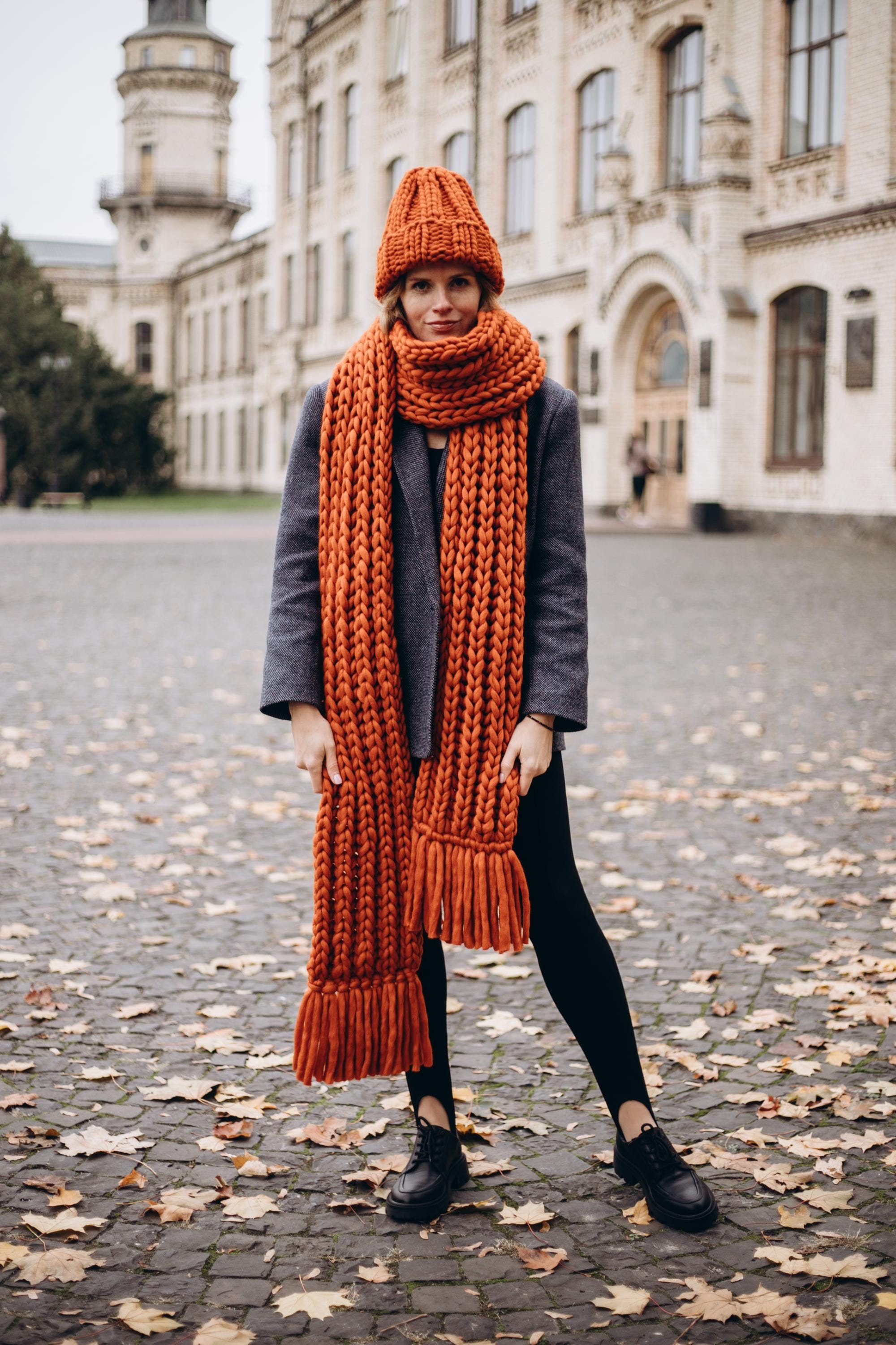 Arm Knitting Lana Per Sciarpe Fatte Con Le Mani KnitDesignStudio