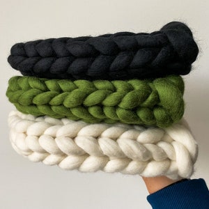Chunky Beanie Knitting Pattern, Thick Winter Hat Knitting Patterns PDF, Easy Knit Hat Patterns, Knitted Hat Patterns image 5
