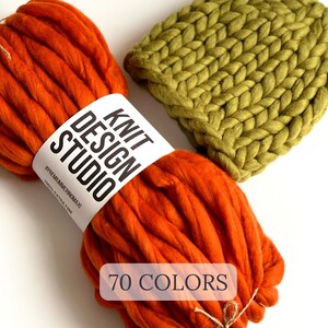 Chunky knit yarn 300g - Handspun bulky merino wool yarn - Jumbo knitting yarn - Handspun thick giant felted yarn