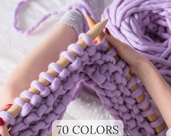 Chunky handspun yarn 1 kg / 2,2 Lb. - Super bulky merino wool blanket yarn - Jumbo, thick, giant yarn