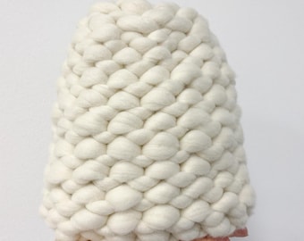 Super chunky oversized Beanie - Riesengarn Extrem Strickmütze