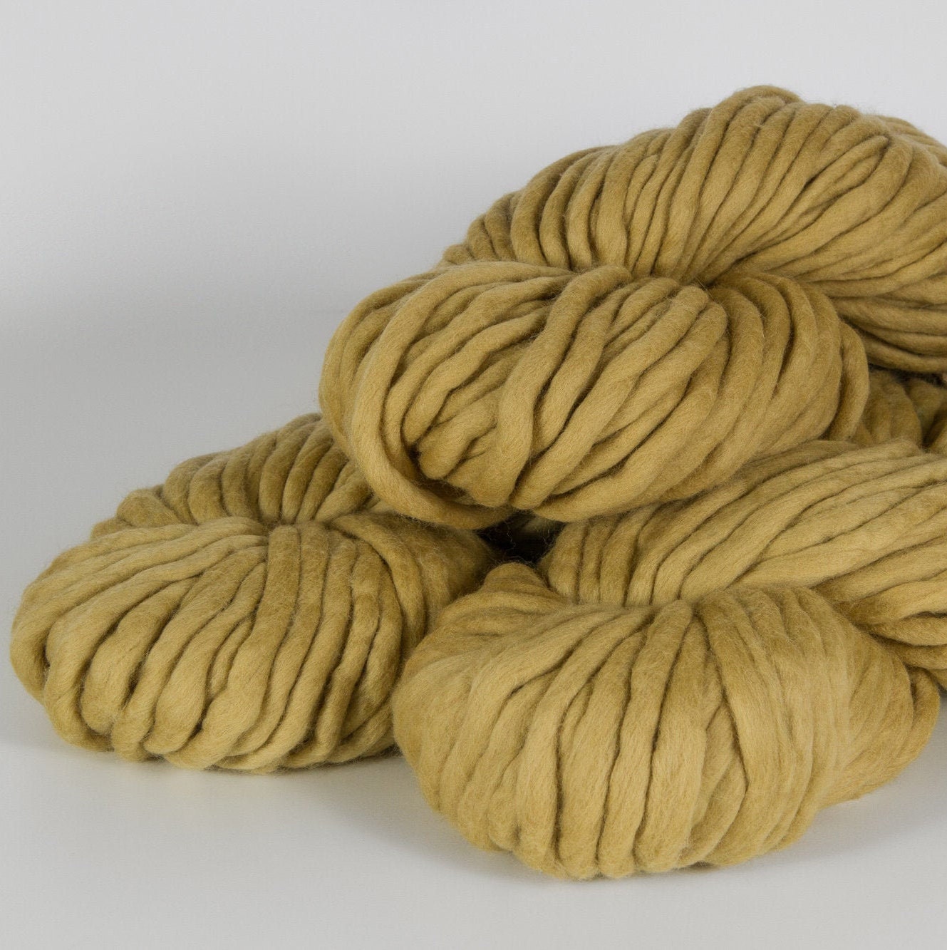 SALE Super bulky yarn Sage green yarn Handspun yarn Etsy