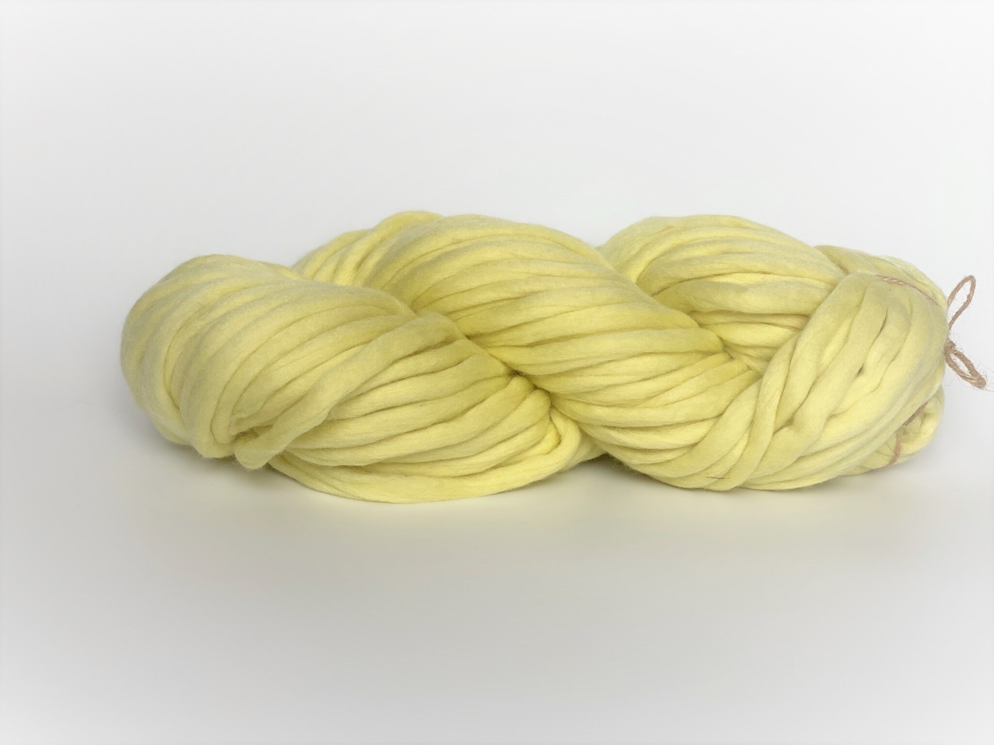 Yellow Chunky Yarn Pencil Roving Yarn Pastel Yarn Super Etsy