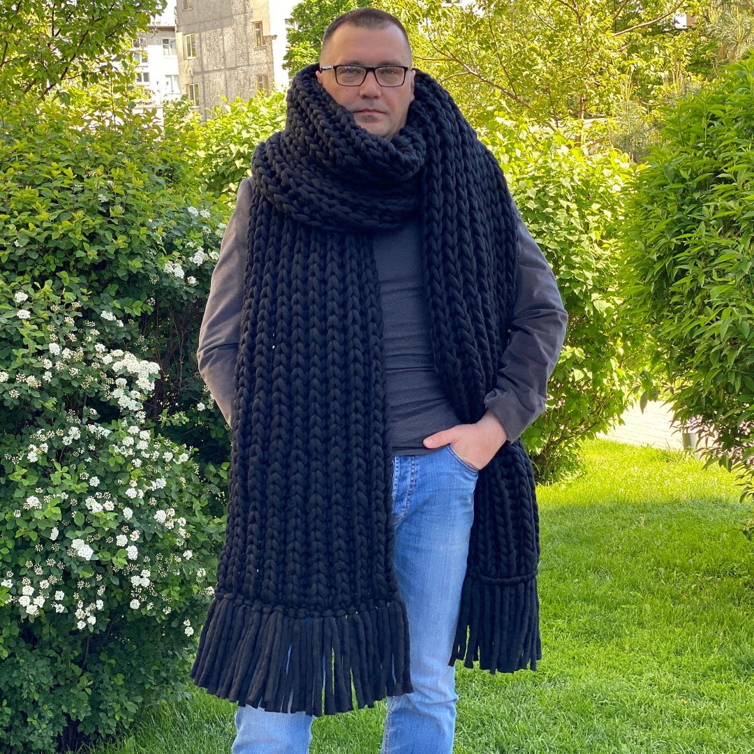 LENO＊CHUNKY KNIT SCARF  ¥ 28,600 tax in LENO＊CHUNKY KNIT SCARF ¥ 28,600 tax in