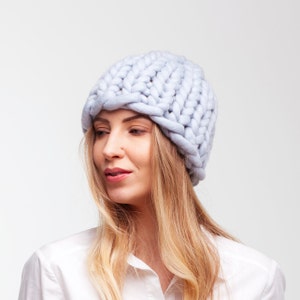 Chunky Beanie Knitting Pattern (PDF) - Easy Winter Hat Pattern