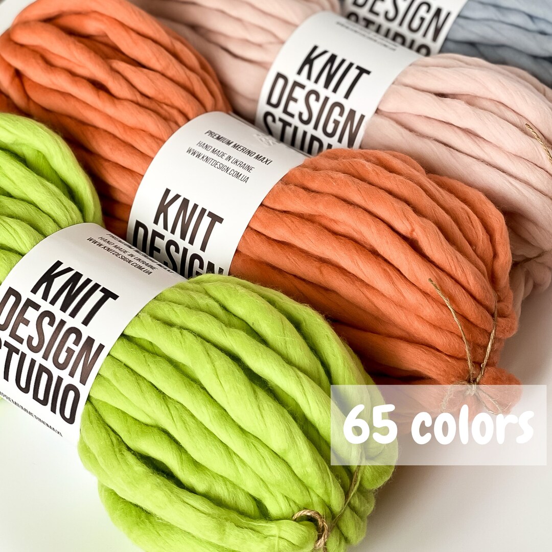 Giant Yarn 300g Super Jumbo Yarn Chunky Yarn 100 Merino Etsy