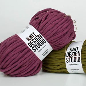 Jumbo wool yarn bundle 2 kg (4,4 Lb.) - Chunky knit handspun merino wool yarn - Bulky thick knitting blanket yarn
