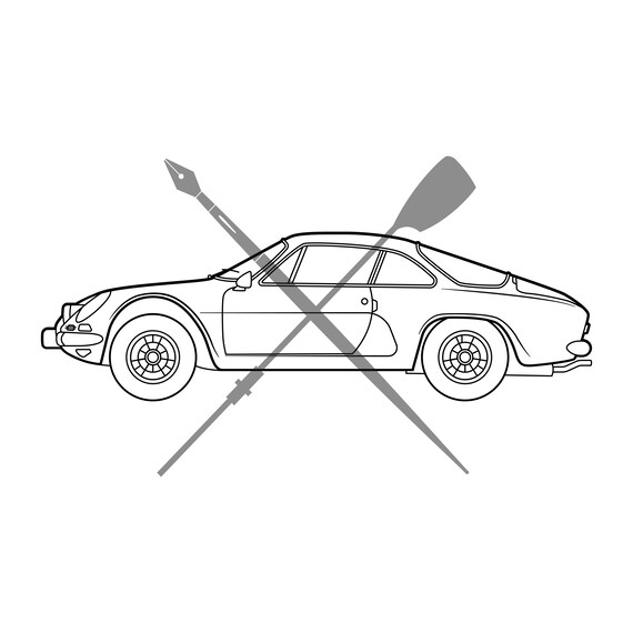 Alpine A110 Original Svg Png Eps Instant Download Vector