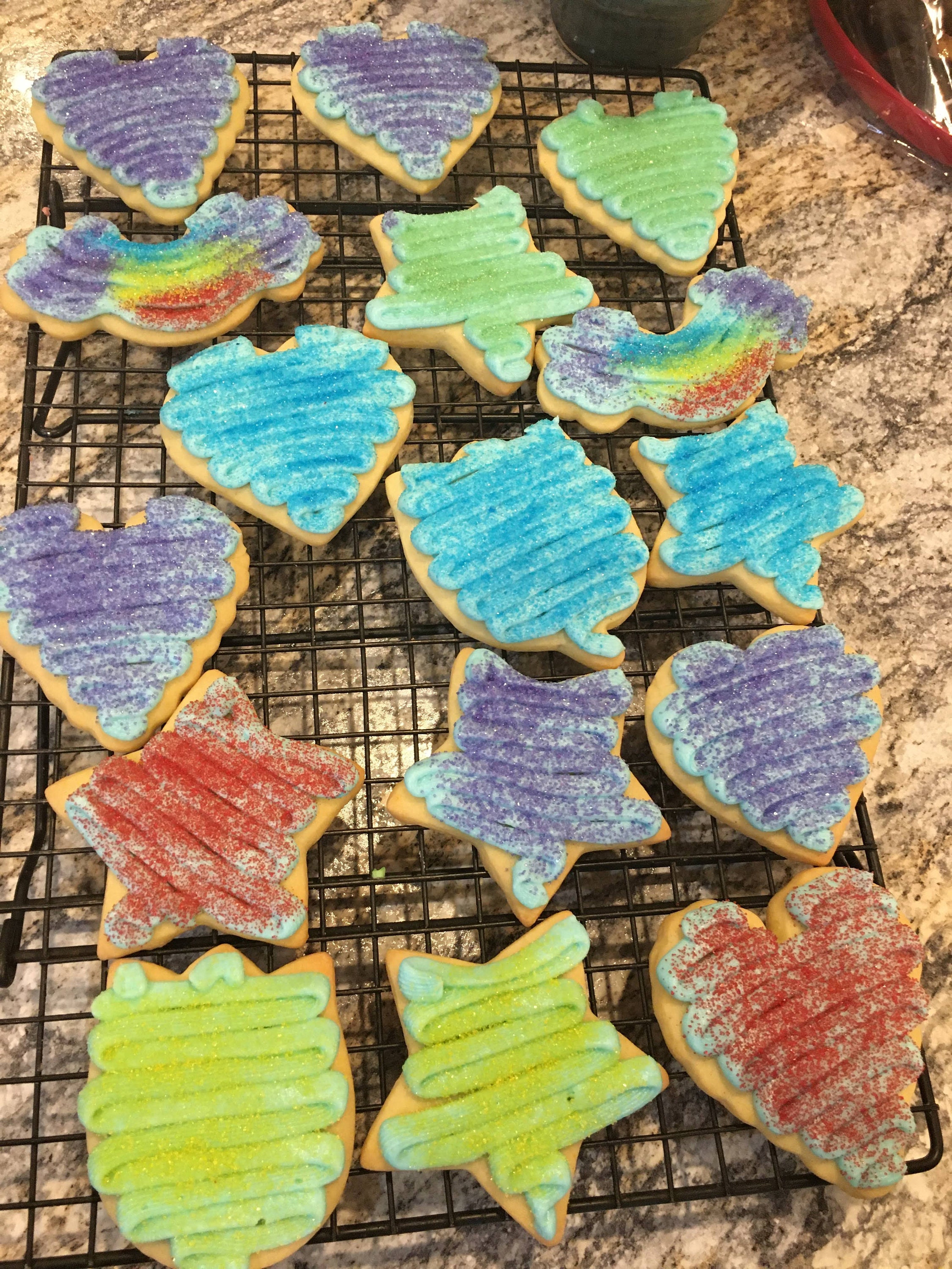 Deluxe Iced Frosted Sugar Cookies Etsy