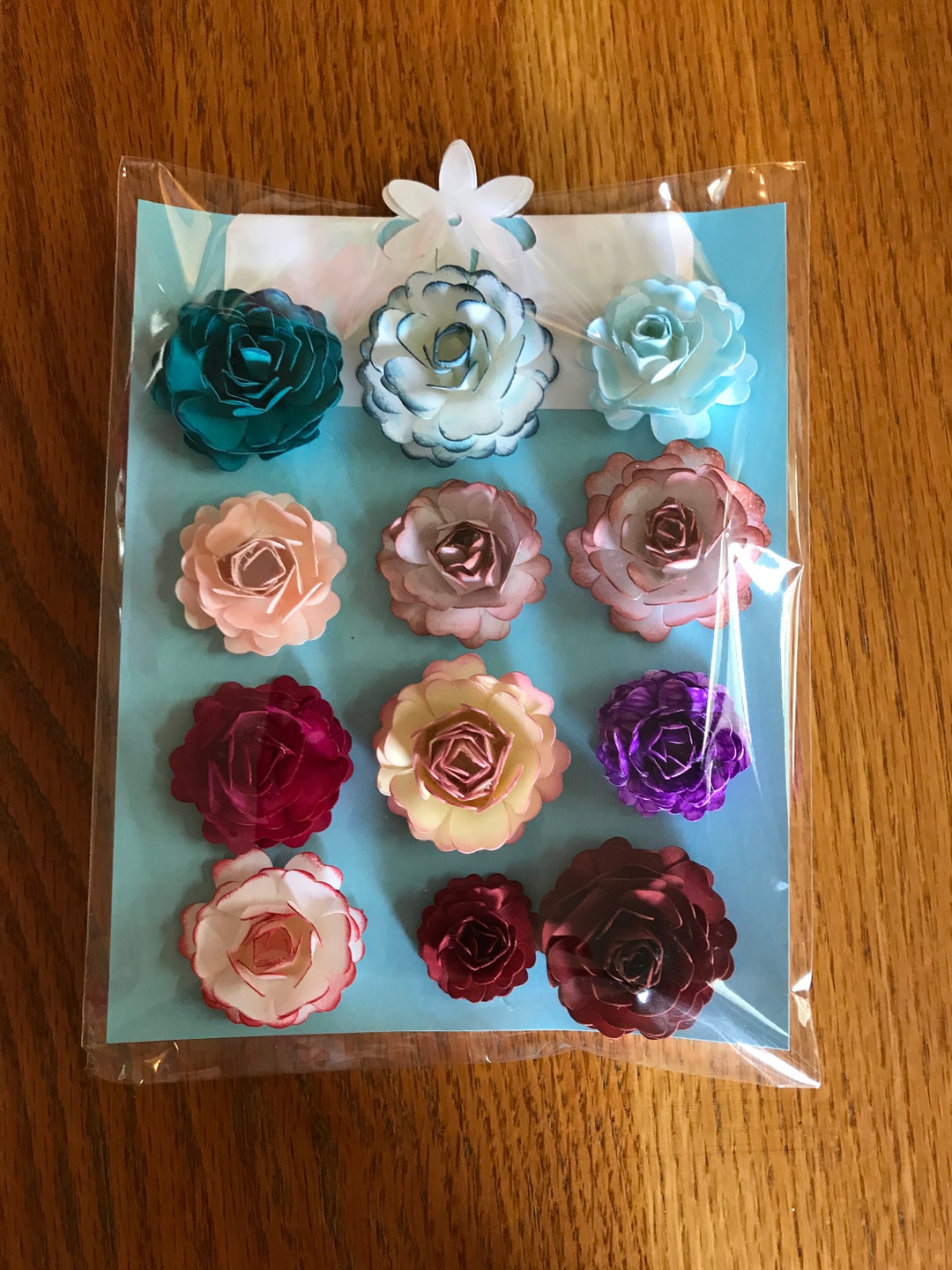 Assorted Paper Roses Paper Roses, Assorted Colors - Etsy