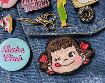 Peko-Chan | Hand Embroidered Pin