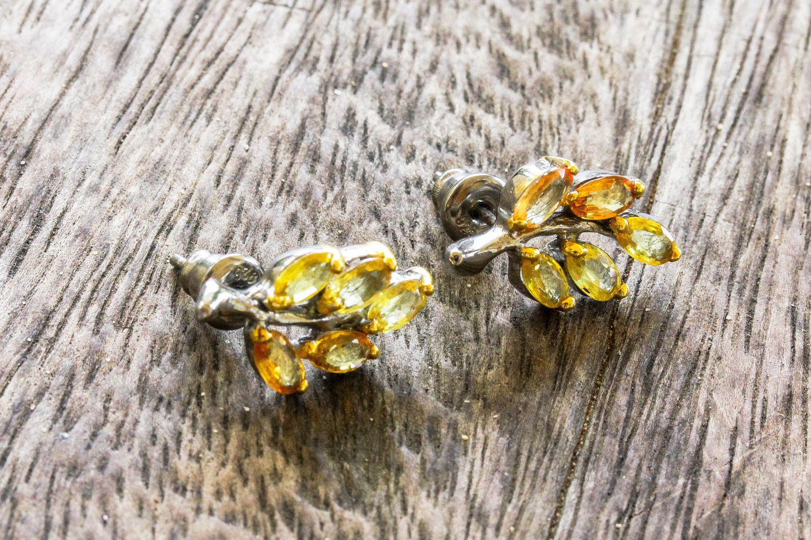 yellow sapphire earrings yellow sapphire earrings