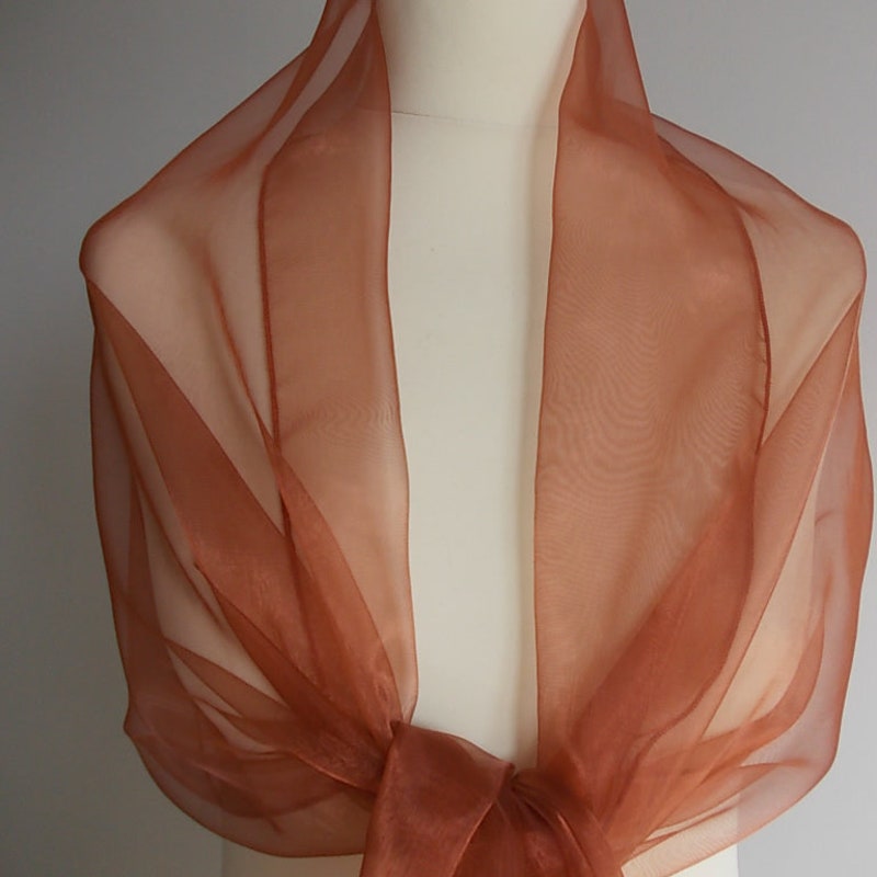 organza shawl design