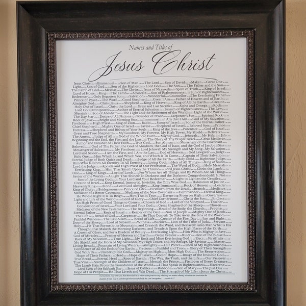 Names and Titles of Jesus Christ | Over 250 Names and Titles | Instant Download | Latter-Day Saint Printable