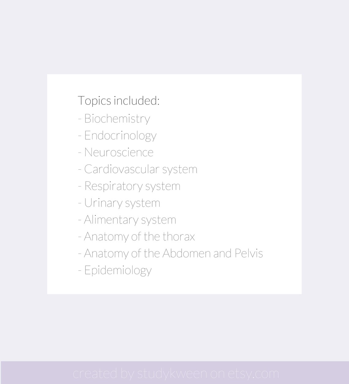 Medicine ANKI flashcards Year 1 MBBS Study Guide Etsy