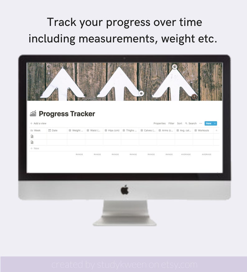 Ultimate Gym Tracker Digital Notion Template Etsy