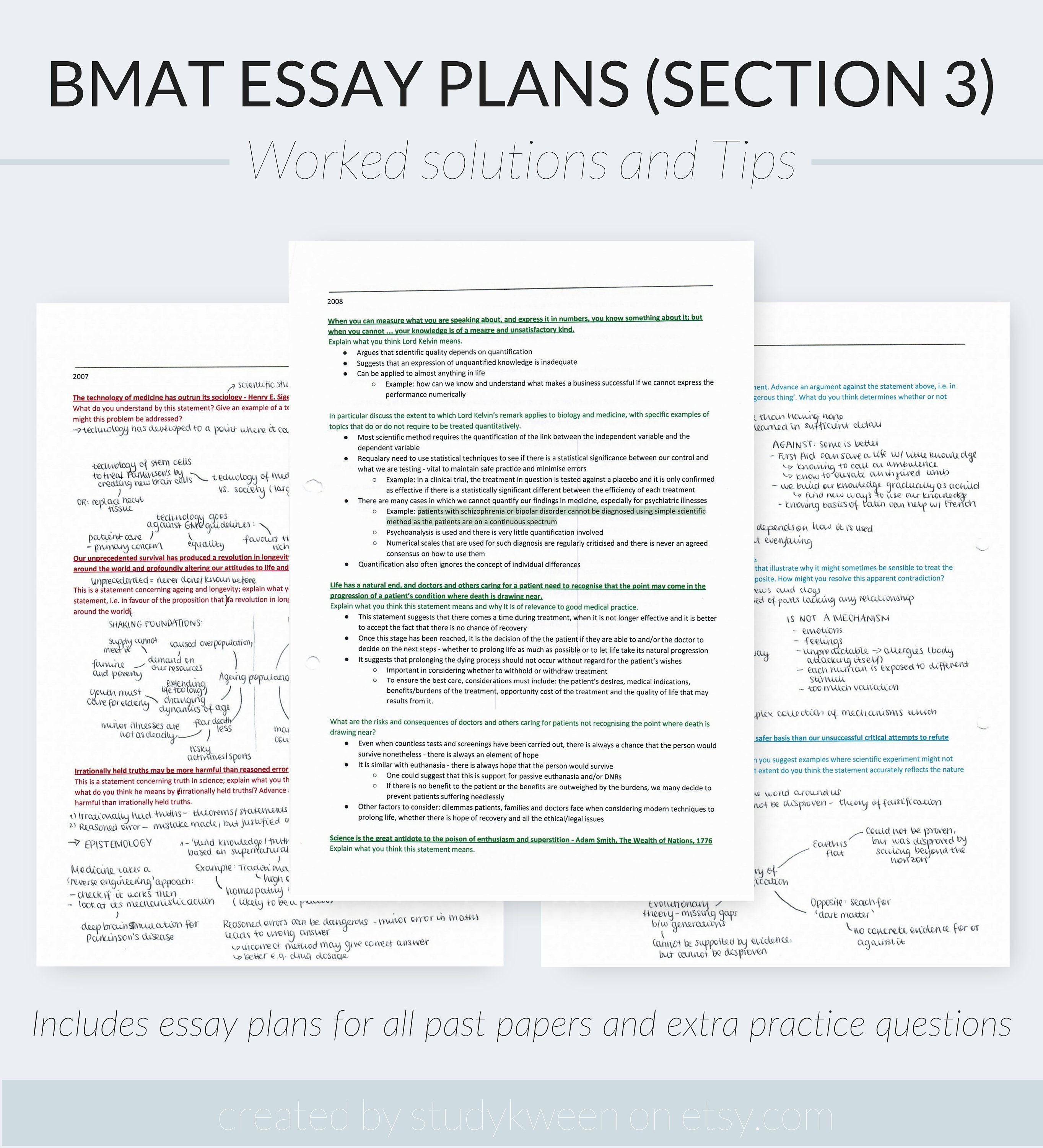 Bmat essay structure picture