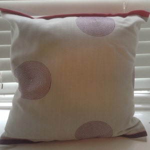 Purple Circle cushion PC02 image 1