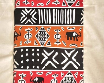 Afrikanischer Print Stoff, TribalDruck, 100% Baumwolle. 6yards