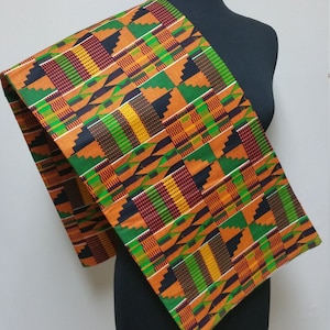 Ghanaian Kente Print, African Quilting, Java Print