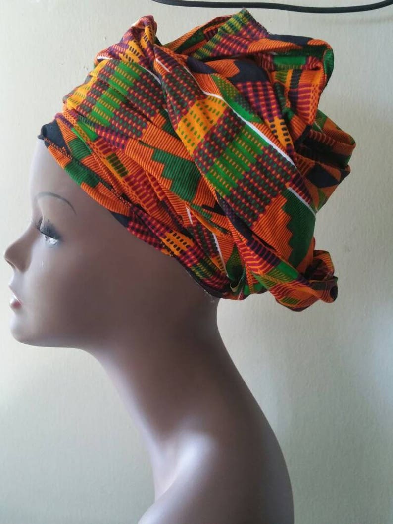African Fabric Head Wrap Ankara Head Wrap Kente Fabric Head Etsy