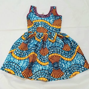 Kids African Print Dress (2-4YRS)