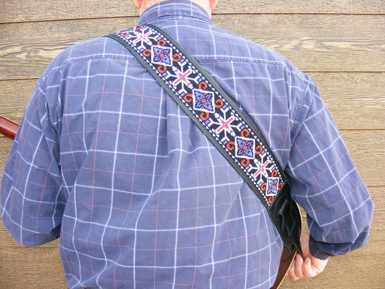 Authentic Native American Custom Made Beaded Guitar Straps Etsy