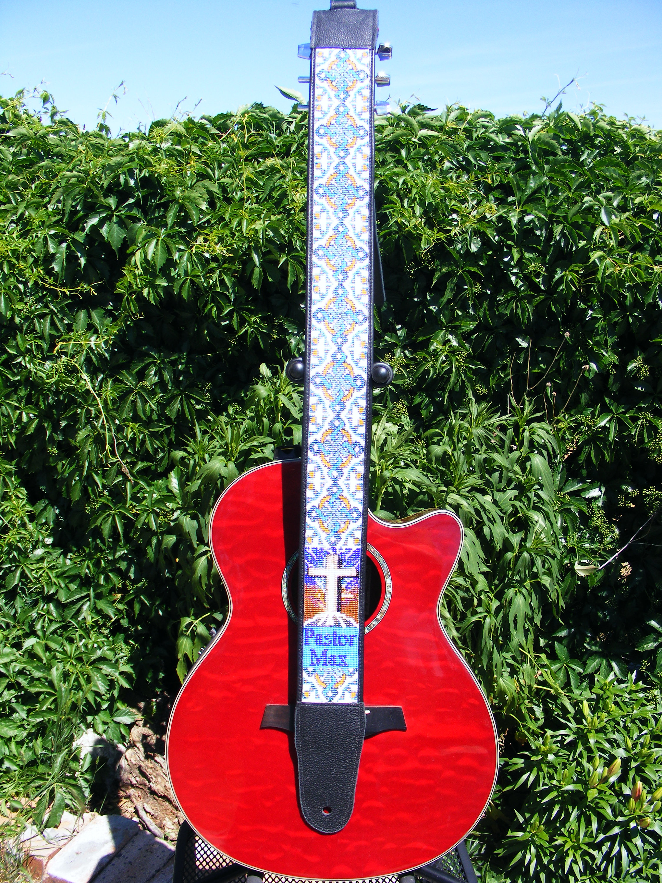Custom Beaded Guitar Straps