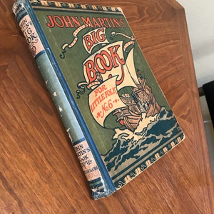 1922 John Martin’s Big Book for Little Folk No. 6 Illustrated Children&#39;s Hardcover