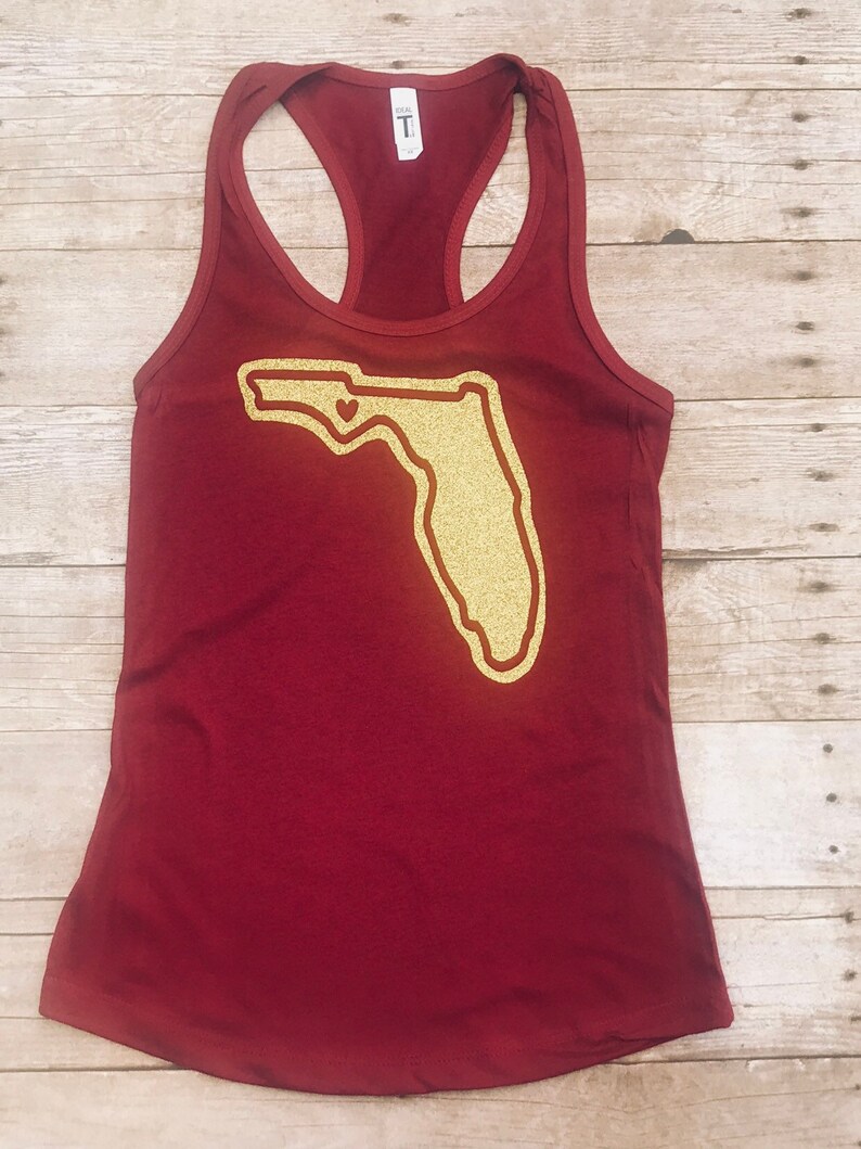 Fsu Fsu Tank Top Florida State Florida State Tank Top | Etsy
