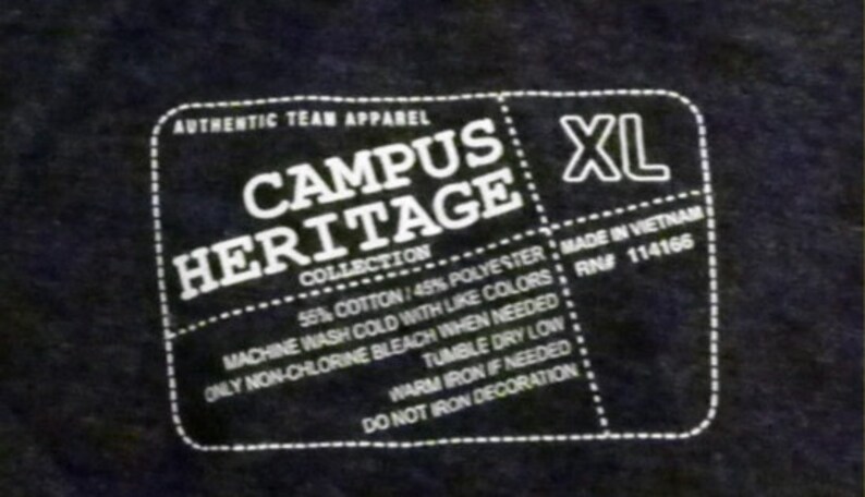 Vintage Tigers T Shirt Missouri Tigers Campus Heritage V Neck T-Shirt Size XL NOS