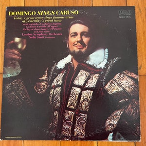 Domingo Sings Caruso Vinyl LP AGL1-4140