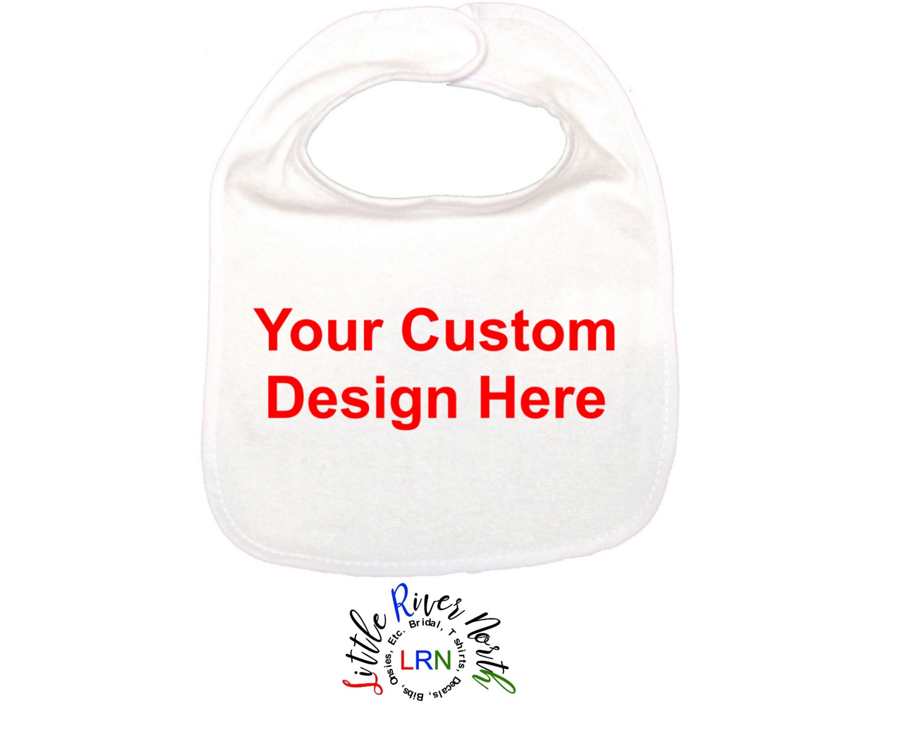 Personalized Custom Bib Personalized Baby Bib Your Logo On Etsy